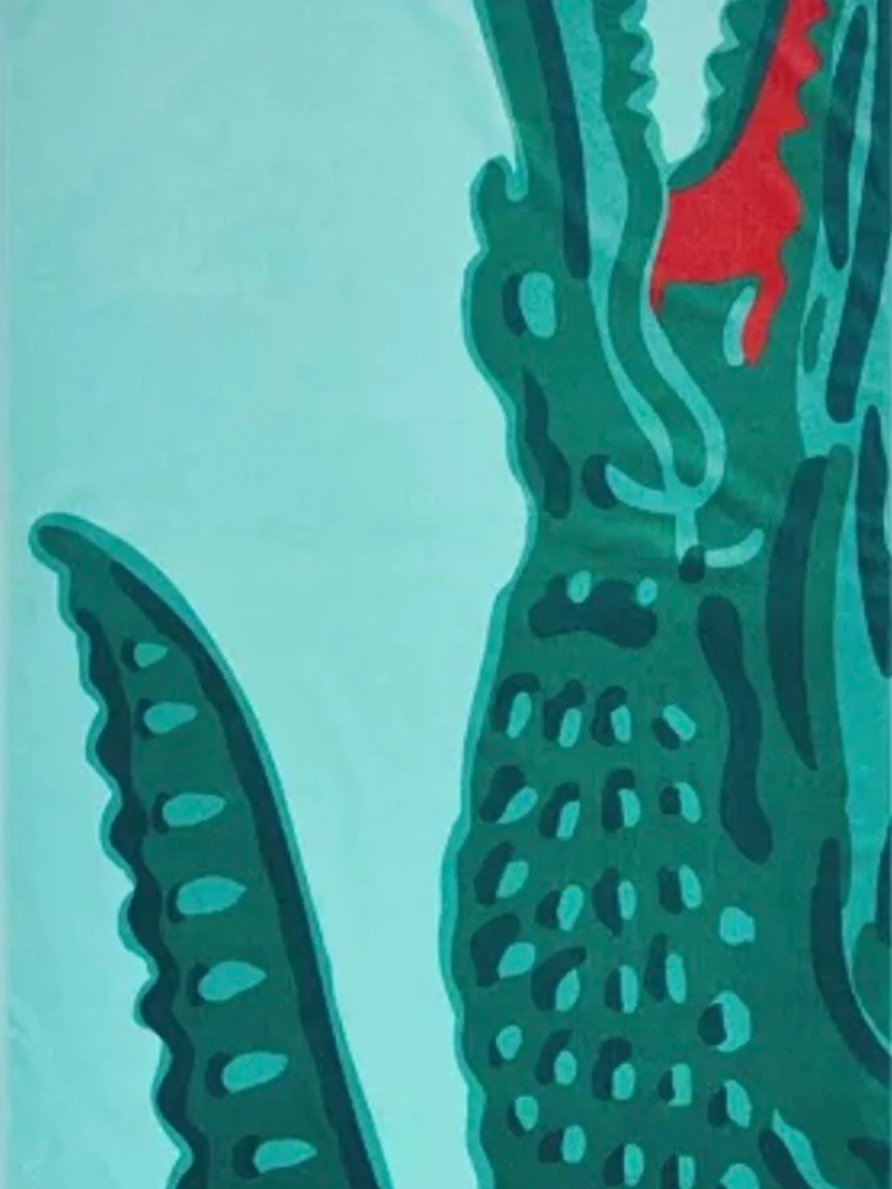 Lacoste crocodile print